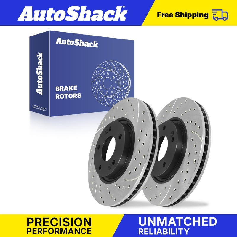 Front Drilled Slotted Brake Rotors for Hyundai, Sonata 2006-2019