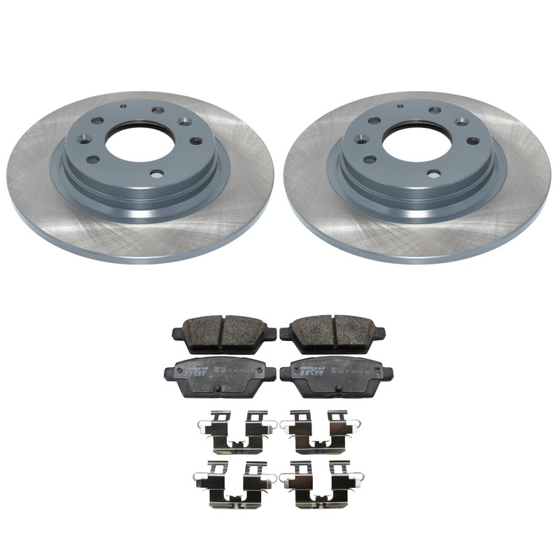 DuraGo Rear Rotor TRW Pro Ceramic Disc Brake Pad Kit For Fusion MKZ Milan Zephyr