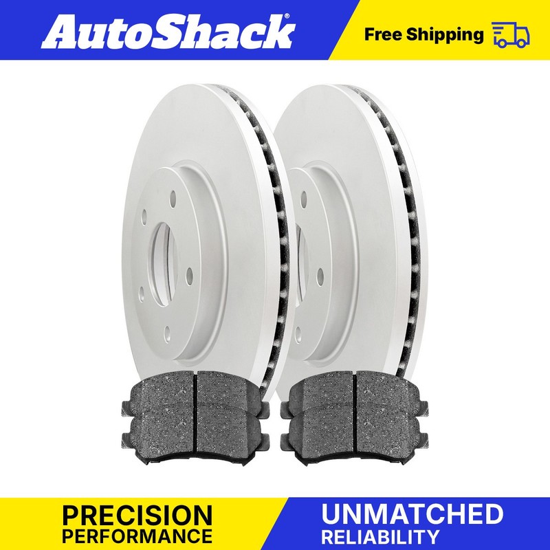 Coated Front Brake Rotors & Ceramic Pads for Nissan Rogue Select 2008-2013 Rogue
