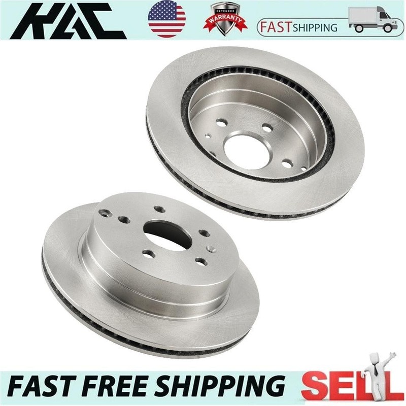 303mm Rear Vented Disc Brake Rotors For 2010-2017 Chevrolet Equinox GMC Terrain