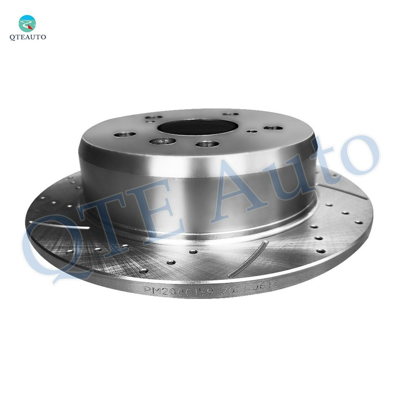 Rear 269mm Drilled Slotted Brake Disc Rotors For 2004-2008 Toyota Solara gallery