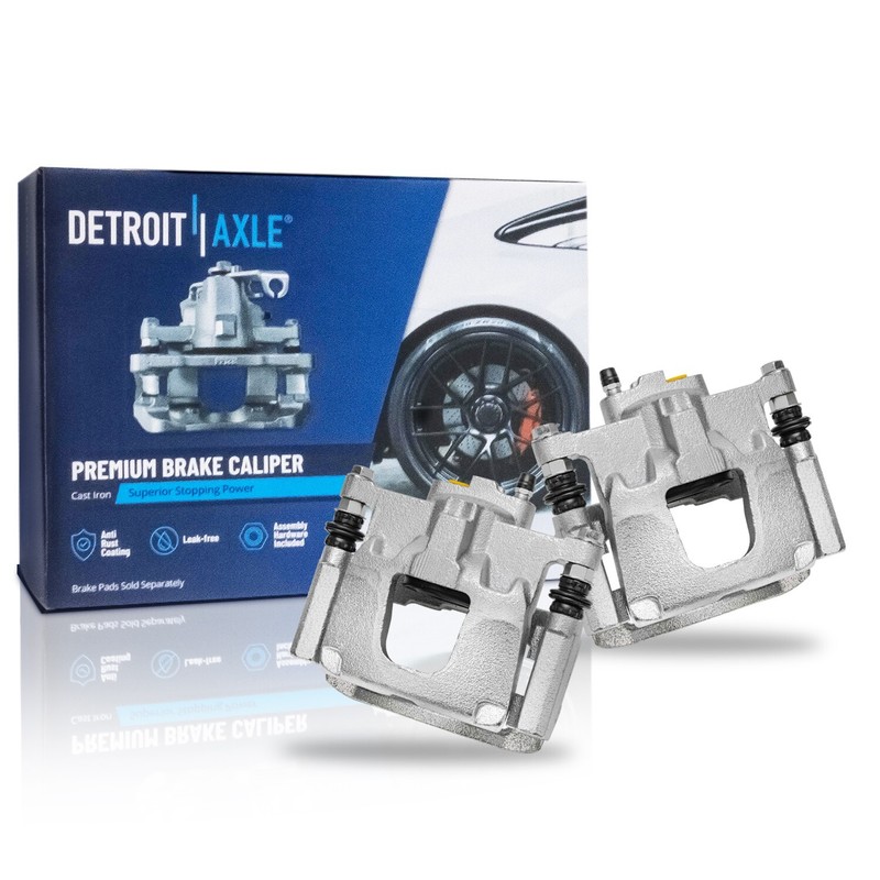 Rear Disc Rotors Brake Calipers Brake Pads Kit for 2007 - 2017 Jeep Wrangler gallery
