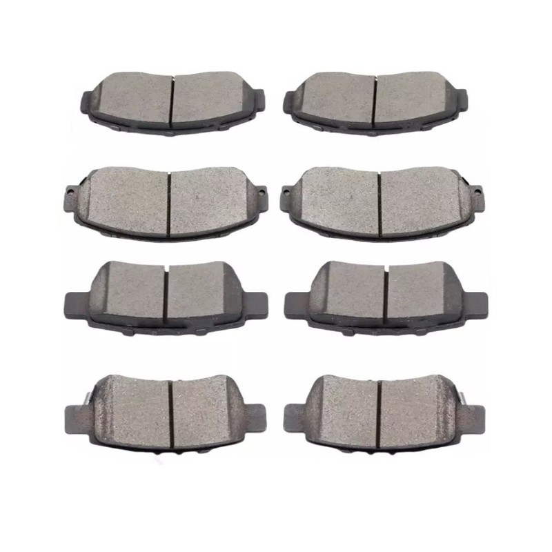 Front and Rear Ceramic Brake Pad For 2005 - 2010 Honda Odyssey D1088 D1089 gallery