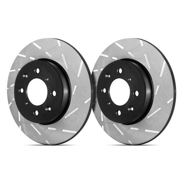 EBC USR BlackDash Series Sport Slotted Brake Rotors for 94-04 Ford Mustang gallery