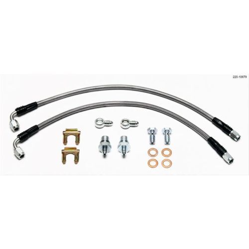 Wilwood 220-10879 Brake Line Flexline Braided Stainless Mini Rear Kit