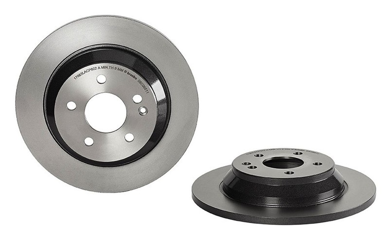 2 BREMBO REAR Brake SOLID Disc Rotor PAGID Pad Kit For Mercedes 2016-2023 METRIS gallery