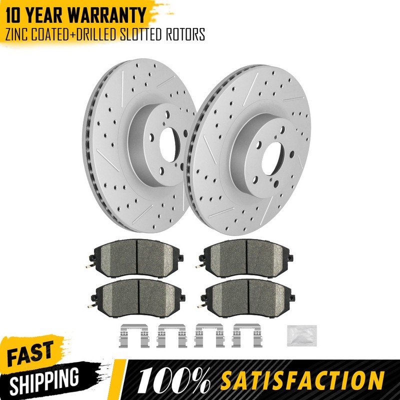 Front Disc Rotors Brake Pads For 13-15 Subaru Xv Crosstrek Forester Toyota Gr86