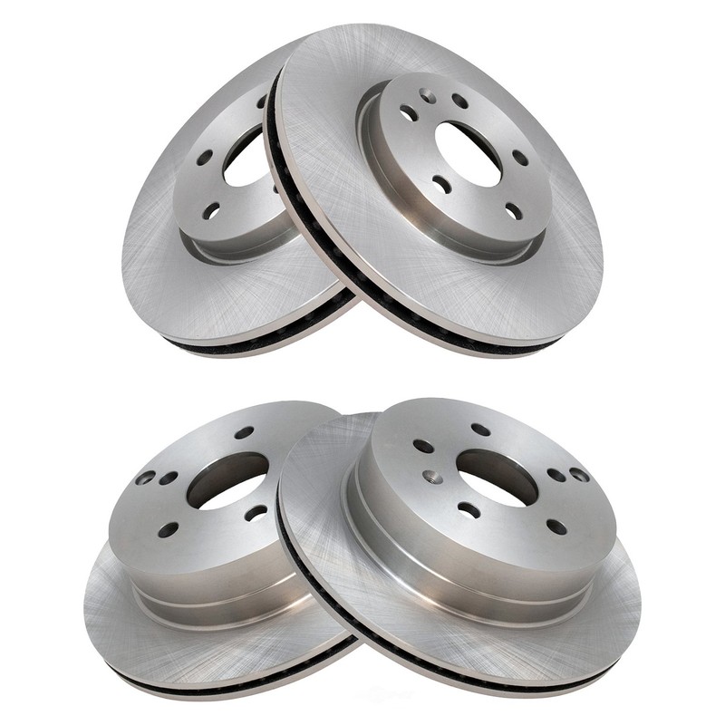 Disc Brake Rotor Set-4 Piece Brake Rotor Set TRQ BRA72809