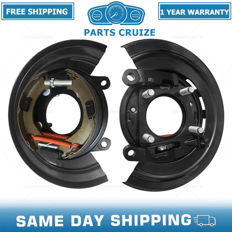 For Ford F-250 Forward of Axle LH or RH Rear Parking Brake Assy Backing Plate