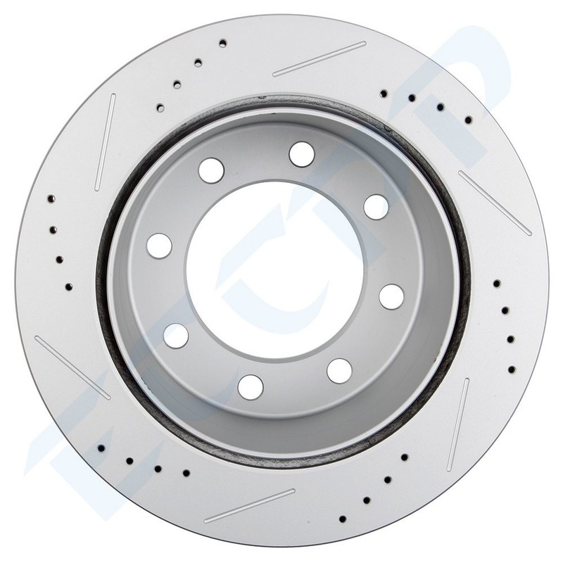 Front & Rear Drill Slot Brake Rotors For 2006-2012 Lexus IS250 Base 4WD 2.5L V6 gallery