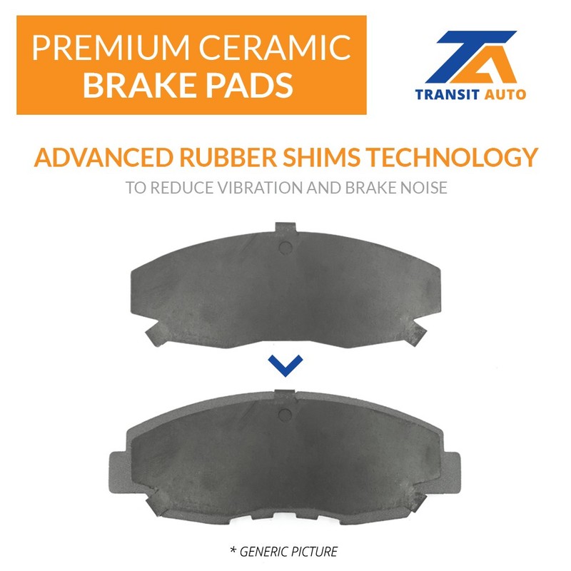 [Front] Brake Rotor Ceramic Pad Kit For 1990-2002 Chevrolet Astro GMC Safari AWD gallery