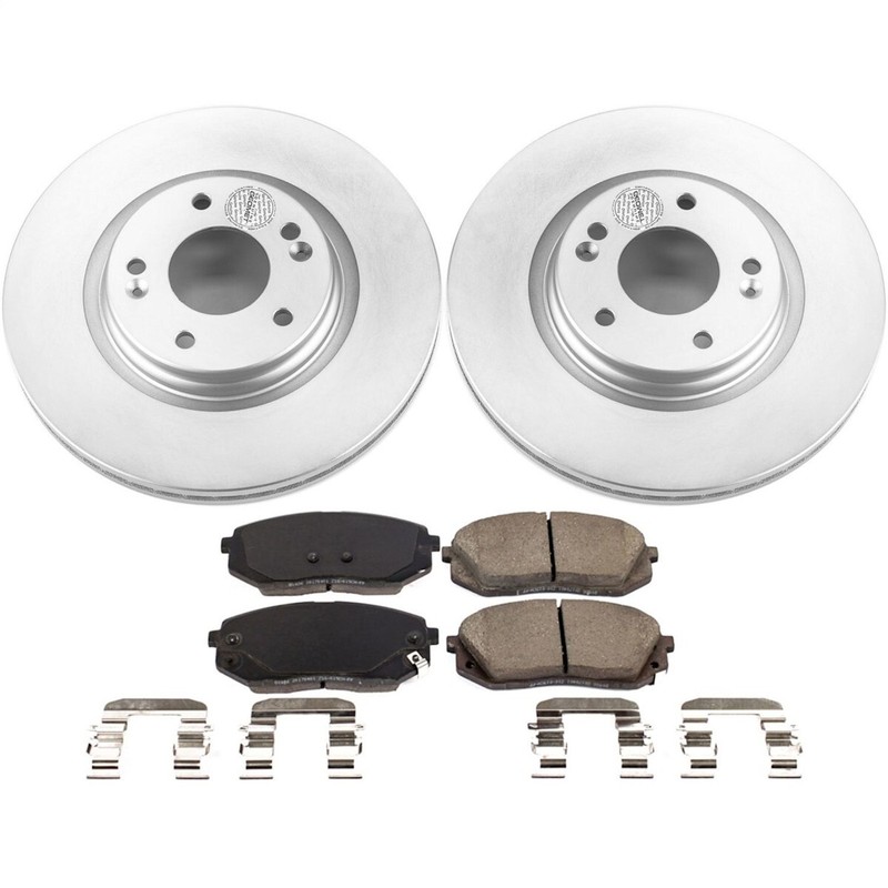 CRK7522 Powerstop 4-Wheel Set Brake Disc and Pad Kits Front & Rear for Optima gallery