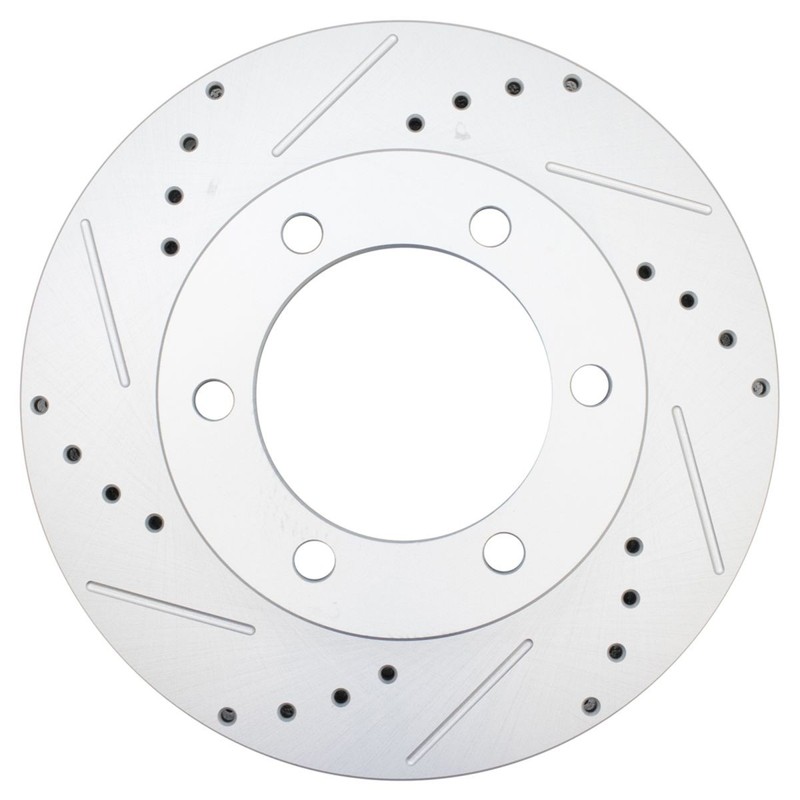 TRQ Front Metallic Brake Pad & Performance Coated Rotor Kit w/Chemicals gallery
