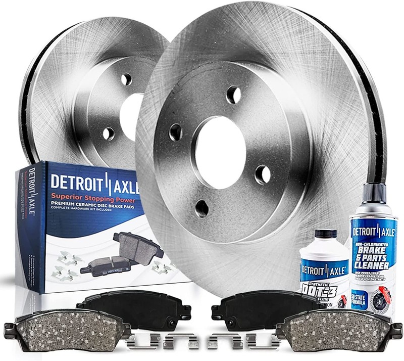 Front Brake Pads Rotors for 2000-2004 Ford Focus
