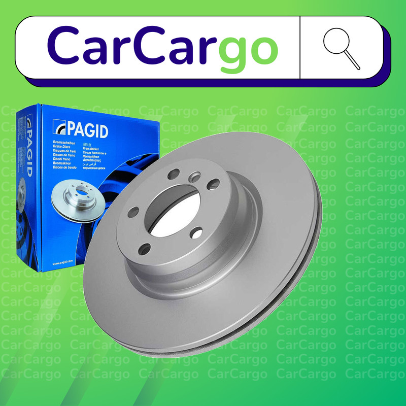 Pagid Vented Front Brake Discs Pair For BMW 3 Series 330i 2015-2018 330 mm