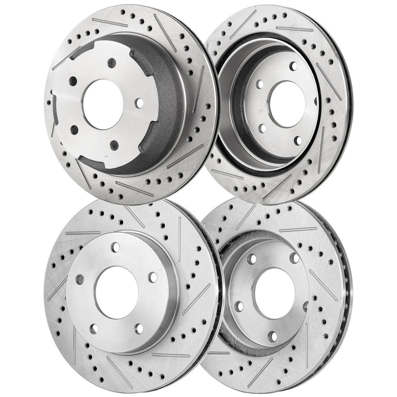Front & Rear Brake Disc Rotors for GMC Jimmy Sonoma 2004