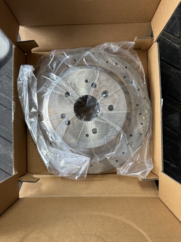 Rear Drilled Brake Rotors CNZ0862 / Pads D1585 Kit 2014-2016 Acura MDX gallery