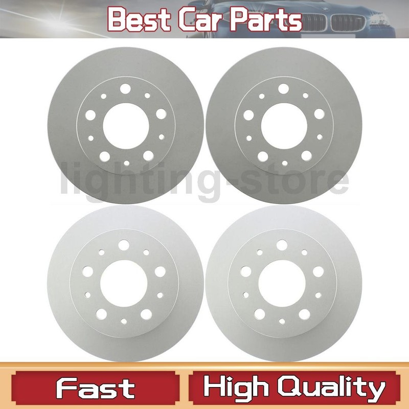 Front Rear Disc Brake Rotor Fits Fiat 2015-2017 Ducato 4 pcs