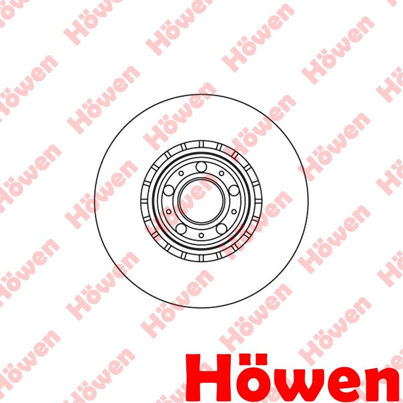 Fits Volvo XC90 2002-2014 + Other Models 1x Brake Disc Front Howen #1 gallery