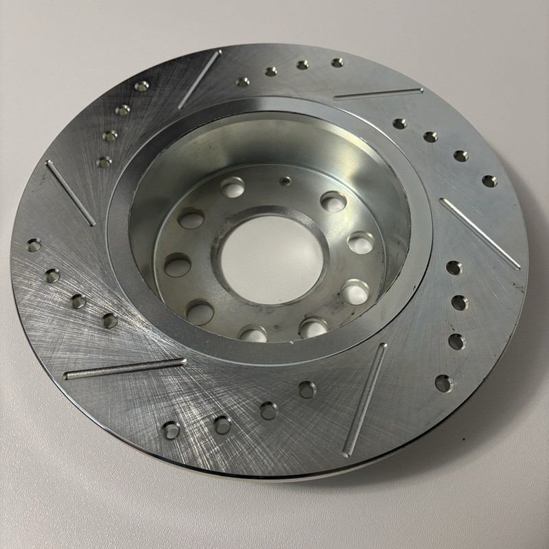 Disc Brake Rotor Set Pair-Rear Drilled, Slotted and Zinc Plated EBR120XL & XR gallery