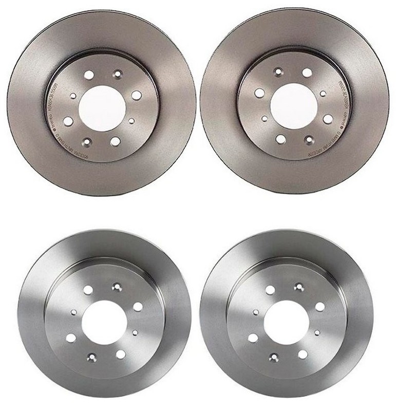 Brembo Front Rear Brake Disc Rotors Kit for Acura Integra Honda Civic 1992-2001