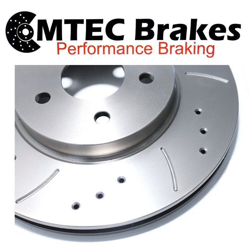 Mercedes B Class B180 B200 B220 W246 12 Front Brake Pads Pierced Grooved gallery