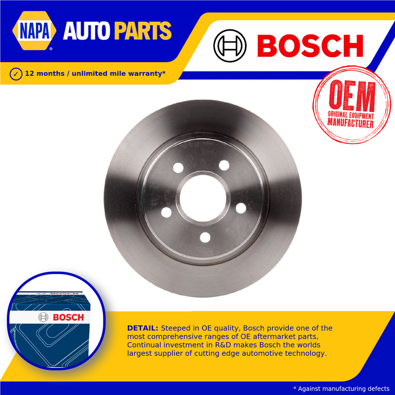 2x Brake Discs Pair Solid fits VOLVO C70 Mk2 Rear 2.4 2.5 2.0D 2.4D 06 to 13 Set