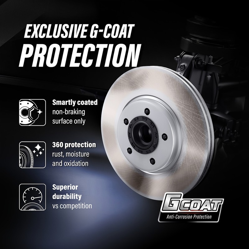Genius GCR-980485 Brake Disc Rear Driver or Passenger Side for 330 Right Left gallery