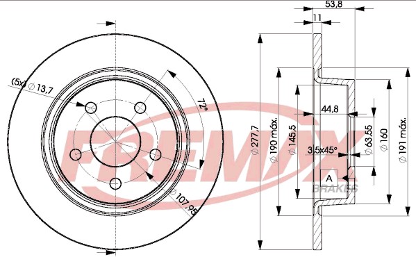Remax BD-7989 Brake Disc for Ford gallery