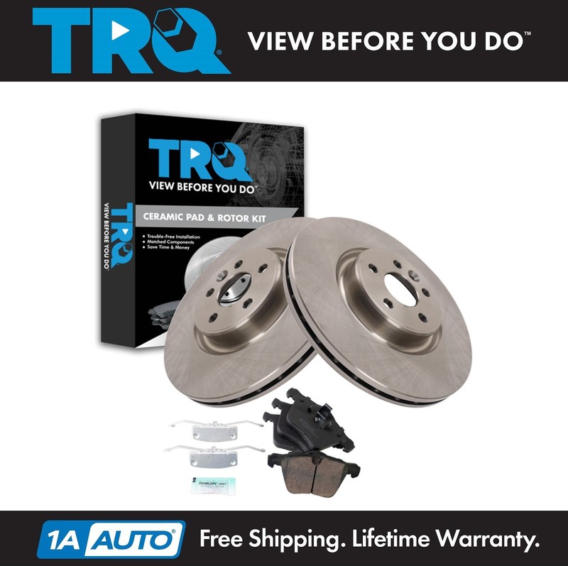 TRQ Front Brake Pad & Rotor Kit Fits 2018-2018 Volvo