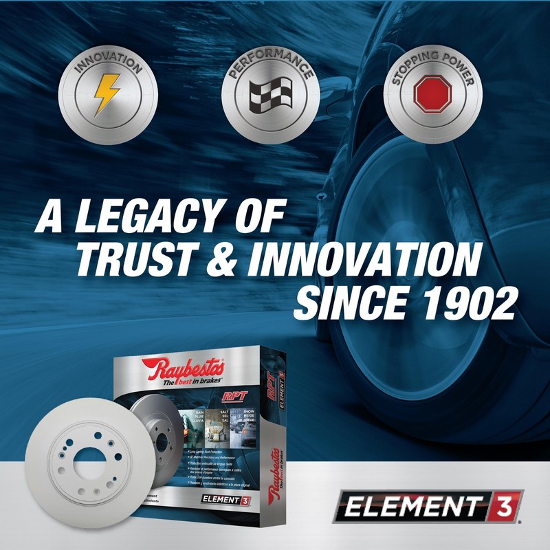 Raybestos 580184FZN Rust Prevention Technology Coated Rotor Brake Rotor, 1 Pack gallery