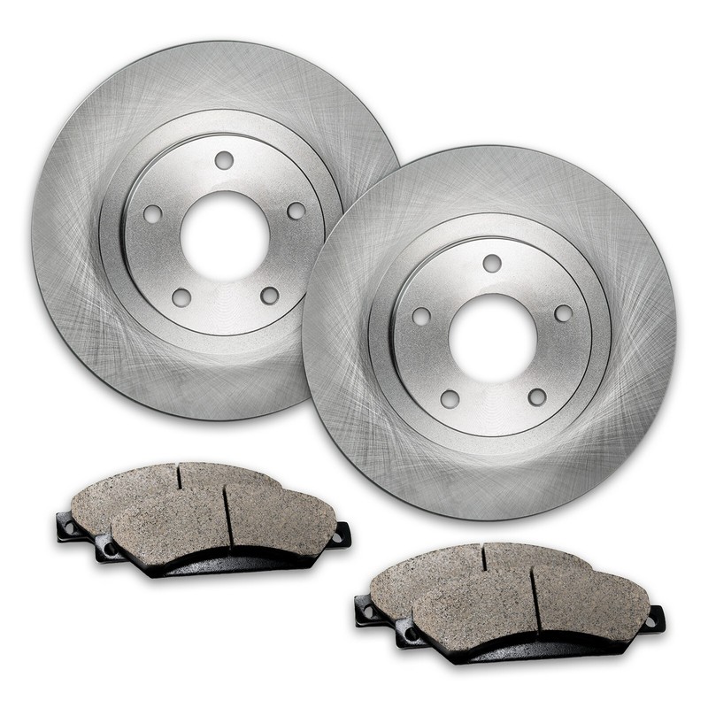 Rear Brake Rotors + Ceramic Pads for 2012-2015 2016 2017 2018 2019 Fiat 500