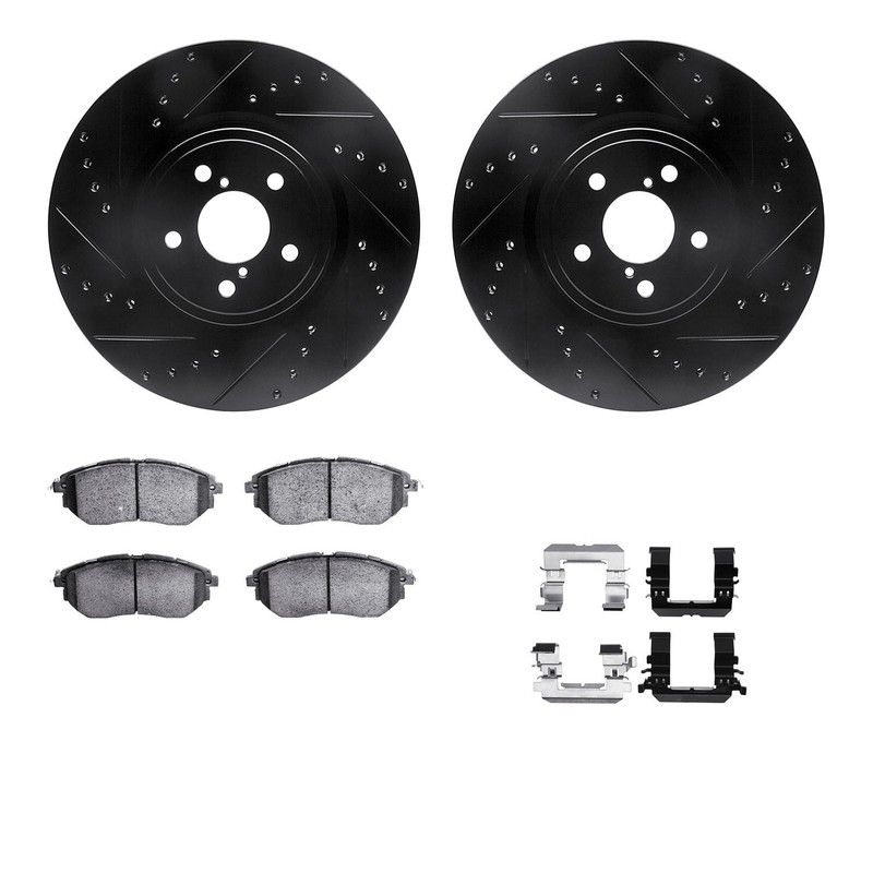 Dynamite Friction Disc Brake Kit for Subaru Forester, Legacy, Outback 8512-13037