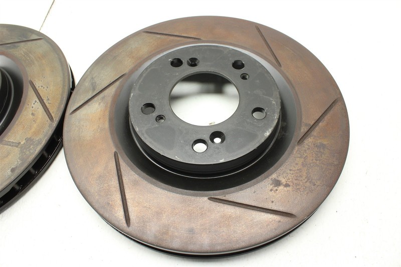 Rear Brake Rotor Disc Set Slotted Aftermarket For 2005 Honda S2000 00-09 gallery