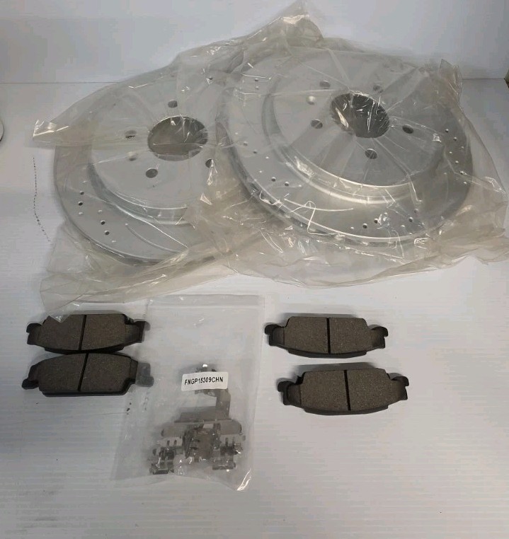 Anpulsero Rear Brake Pads and Rotors Kit Compatible with 2007-2019 Nissan Sentra