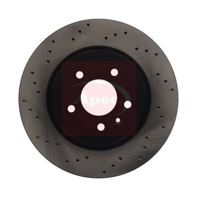 APEC DSK3314 Brake Disc Rear Perforated / Vented Fits Opel Astra Vauxhall Astra