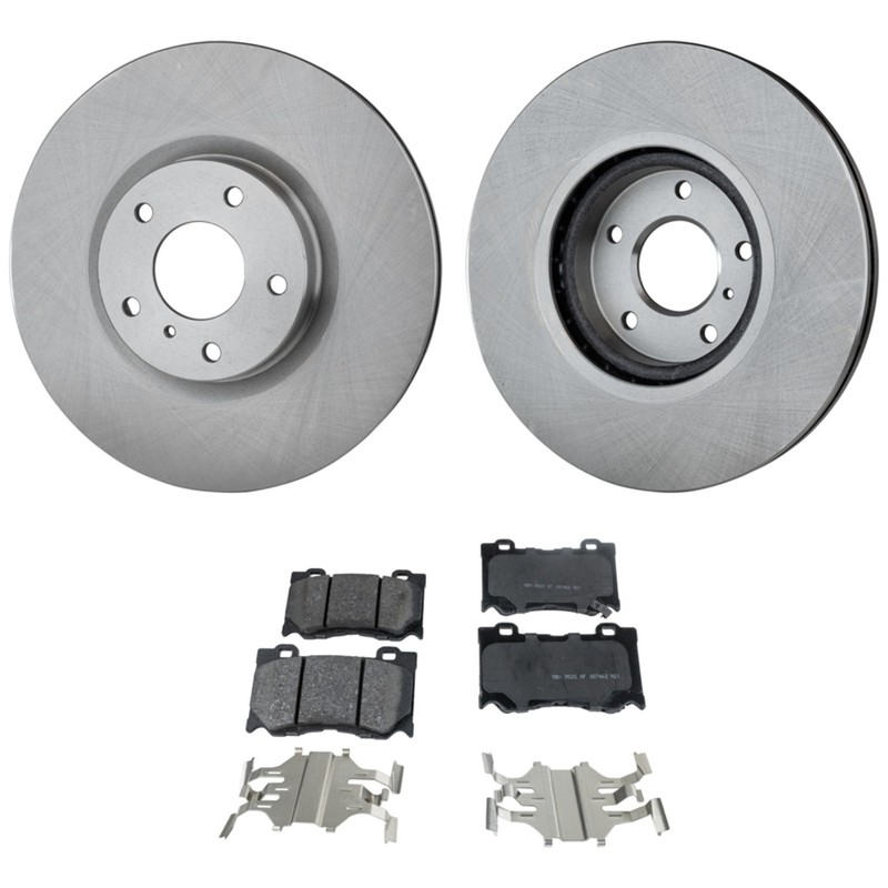 Front Brake Disc Rotors and Pads Kit Sedan for Nissan 370Z INFINITI G37 10-13