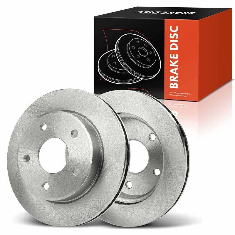 2pcs Front Left & Right Disc Brake Rotors for Dodge Dakota 2005-2010 Mitsubishi