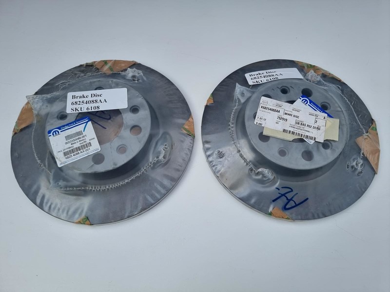 Fits Jeep Compass Brake Disc x2 Rear 68254088AA