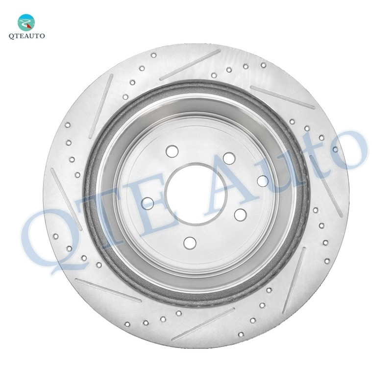 Set of 4 Front 320mm-Rear 308mm Drilled Brake Rotors For 2016 2017 Infiniti QX50 gallery