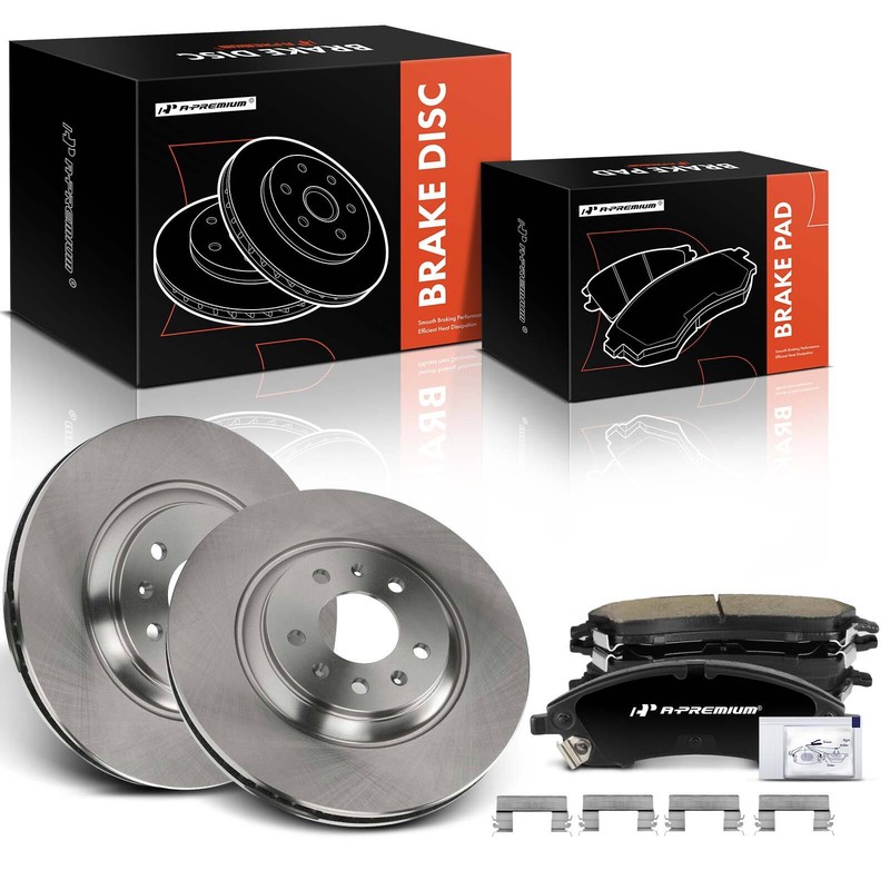 6x Front Side Disc Brake Rotor & Ceramic Brake Pad for Cadillac CTS 2006-07 STS