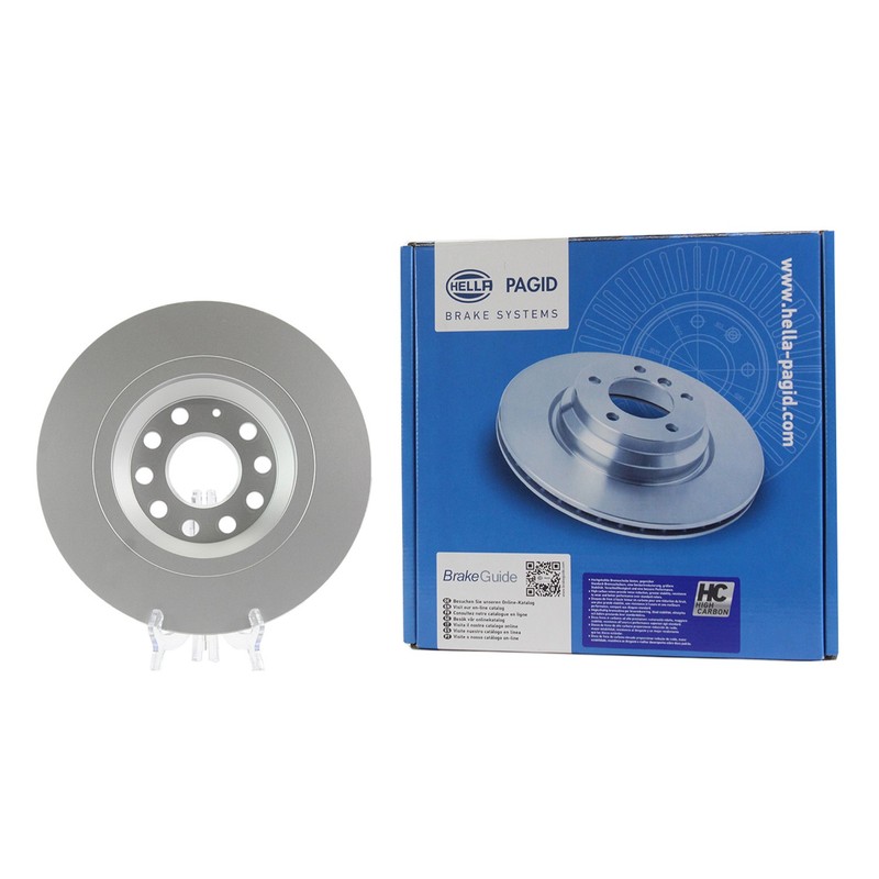 Hella Rear Vented Coated 310mm Disc Brake Rotor For Arteon Atlas Passat Q3