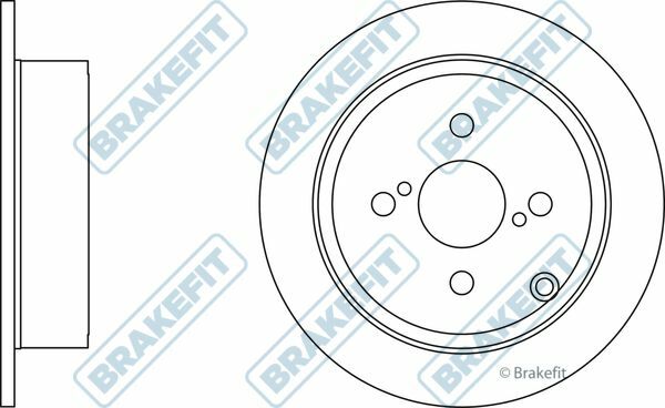 Rear Brake Discs Set FOR TOYOTA COROLLA III 1.6 02->07 Estate Hatchback E12 E12 gallery