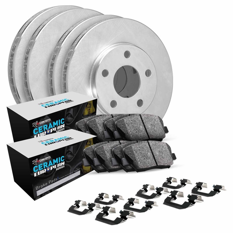 R1 Concepts Wfth2 10795 R1 Concepts Brake Rotor Blank With Euro Ceramic Pads gallery