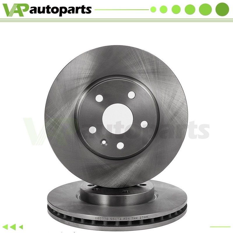 Front Vented Brake Rotors Discs For 2013 2014 2015-2017 Chevrolet Equinox 3.6L