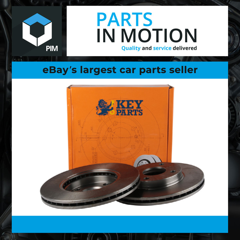 2x Brake Discs Pair Vented Front 258mm KBD4120 Key Parts Set 1148202 1320585 New