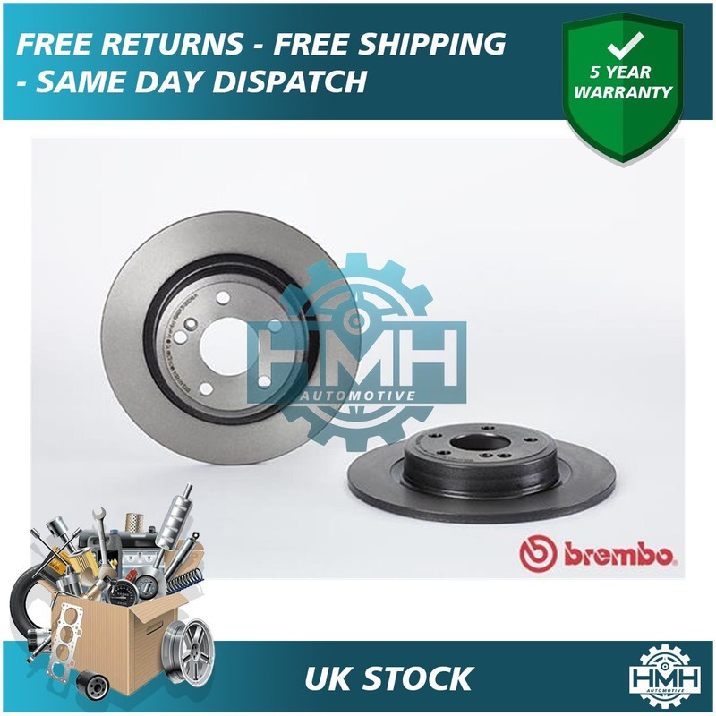 Fits Mercedes GLA 2013-2019 B-Class 2011-2018 CLA 2013-2019 HMH Rear 2x Discs