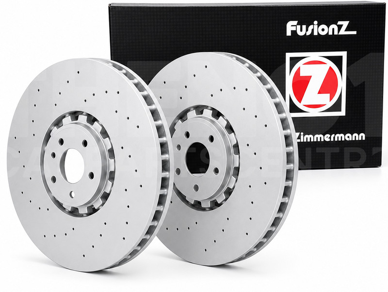 Zimmerman Front Brake Discs Pads + Wires 420mm For Audi RS6 RS7 C8 2022-2025 gallery