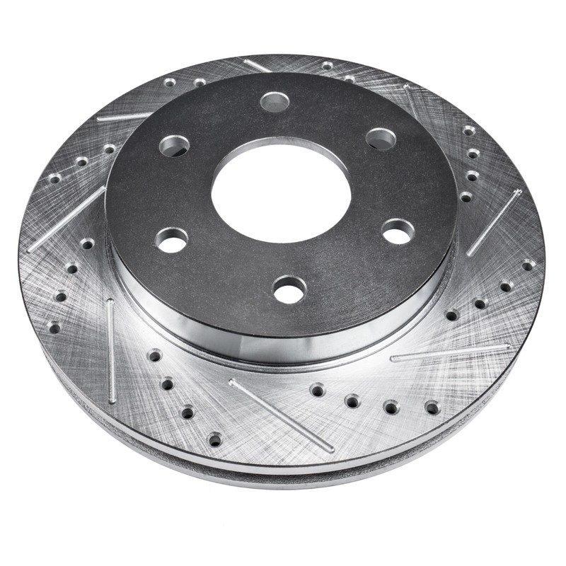 13.23 inch (336mm) Rear Drilled Slotted Brake Rotors for 2015-2017 Ford F-150 gallery