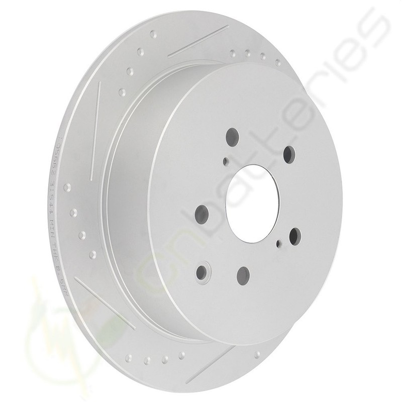 Rear Brake Rotors And Ceramic Pads Fits Lexus RX450h 10 11 12 13 14 15 gallery